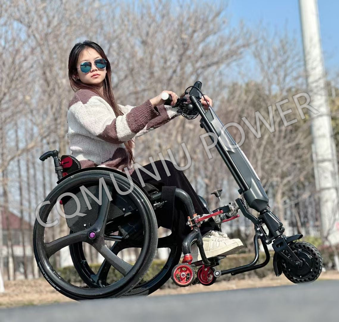 WP-Q2 8 Inch 36V Electric Handcycle Powerful Wheelchair Handbike for Handicapped Scooters
