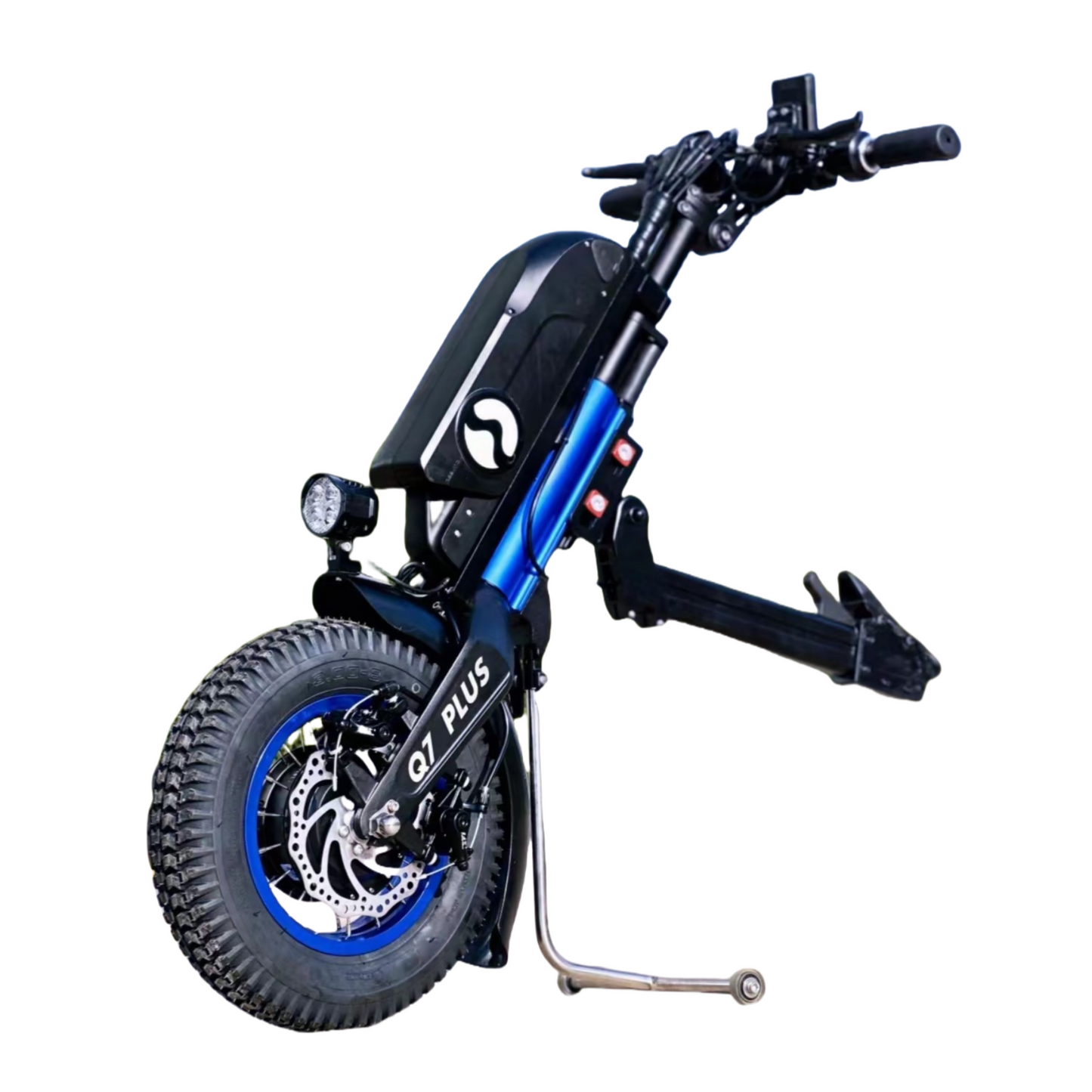 MP-Q7PLUS 36V 450W Off Road Electric Wheelchair Conversion Kit Tractor Trailer Hand Bike for Wheelchair Handcycle Attachment