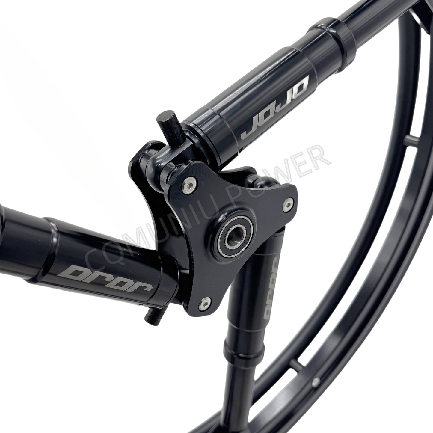 MN20-R12 MUNIU Wheelchair Parts Off Road 24 inch Aluminum Shock Absorber Rear Wheel for Sports Wheelchair