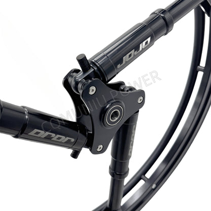 MN20-R12 MUNIU Wheelchair Parts Off Road 24 inch Aluminum Shock Absorber Rear Wheel for Sports Wheelchair
