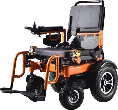 MNS580 Off Road Power Wheelchair Heavy Duty Motorized All Terrain Electric Wheelchair