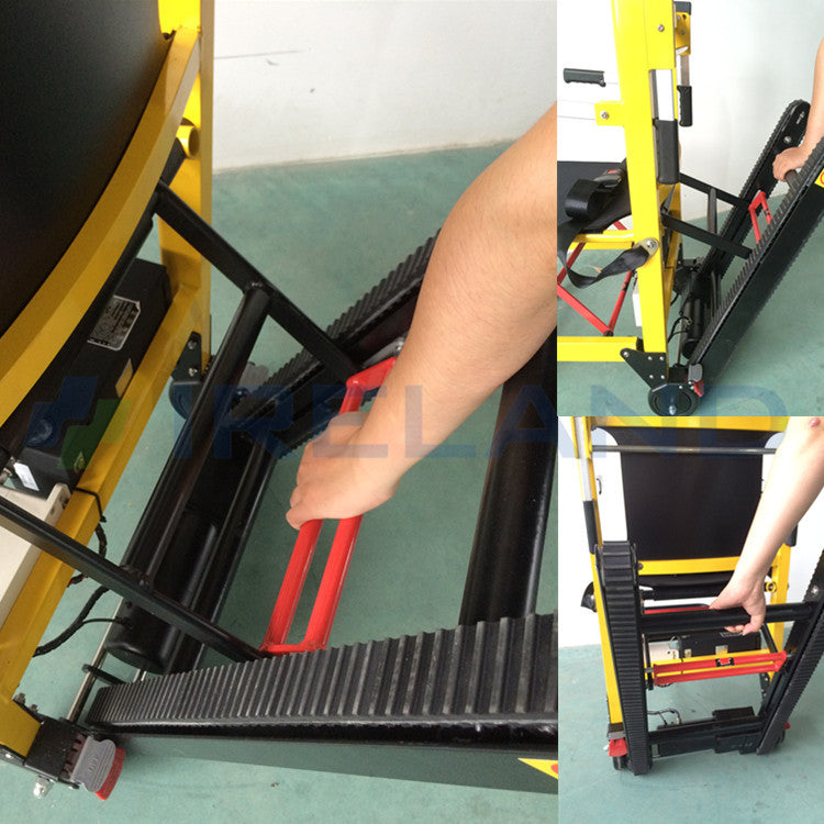 MPT-003A Aluminum Alloy Tracked Foldable Electric Stair Climbing Wheelchair with 24V Lithium Battery 165KG Load Capacity for Elderly
