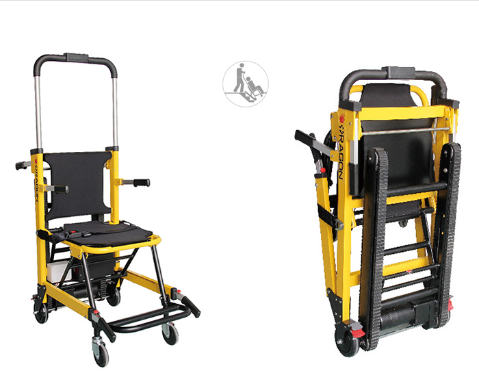 MPT-003A Aluminum Alloy Tracked Foldable Electric Stair Climbing Wheelchair with 24V Lithium Battery 165KG Load Capacity for Elderly