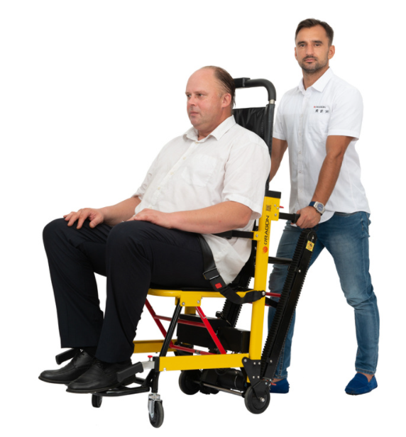 MPT-003A Aluminum Alloy Tracked Foldable Electric Stair Climbing Wheelchair with 24V Lithium Battery 165KG Load Capacity for Elderly