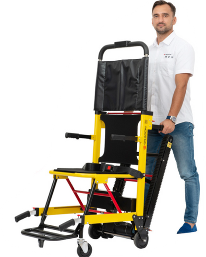 MPT-003A Aluminum Alloy Tracked Foldable Electric Stair Climbing Wheelchair with 24V Lithium Battery 165KG Load Capacity for Elderly