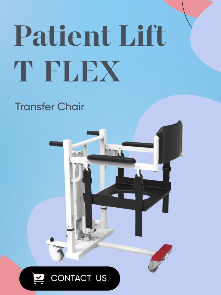 T-FLEX Foldable Patient Lift Transfer Chair