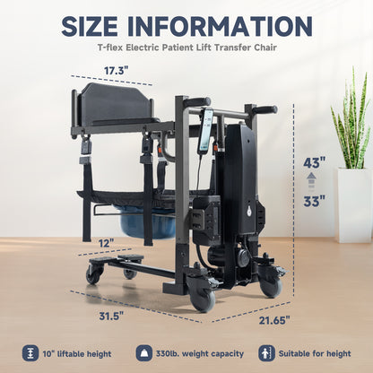 T-FLEX Multifuction Patient Lift Transfer Chair