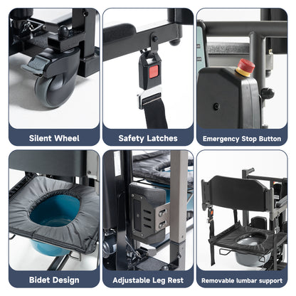 T-FLEX Multifuction Patient Lift Transfer Chair