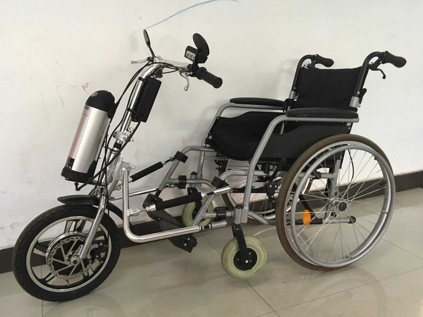 WP02 Rehabilitation Therapy Supplies 16 Inch Electric Wheelchair Handcycle 36v 350w Motor and 12ah Battery