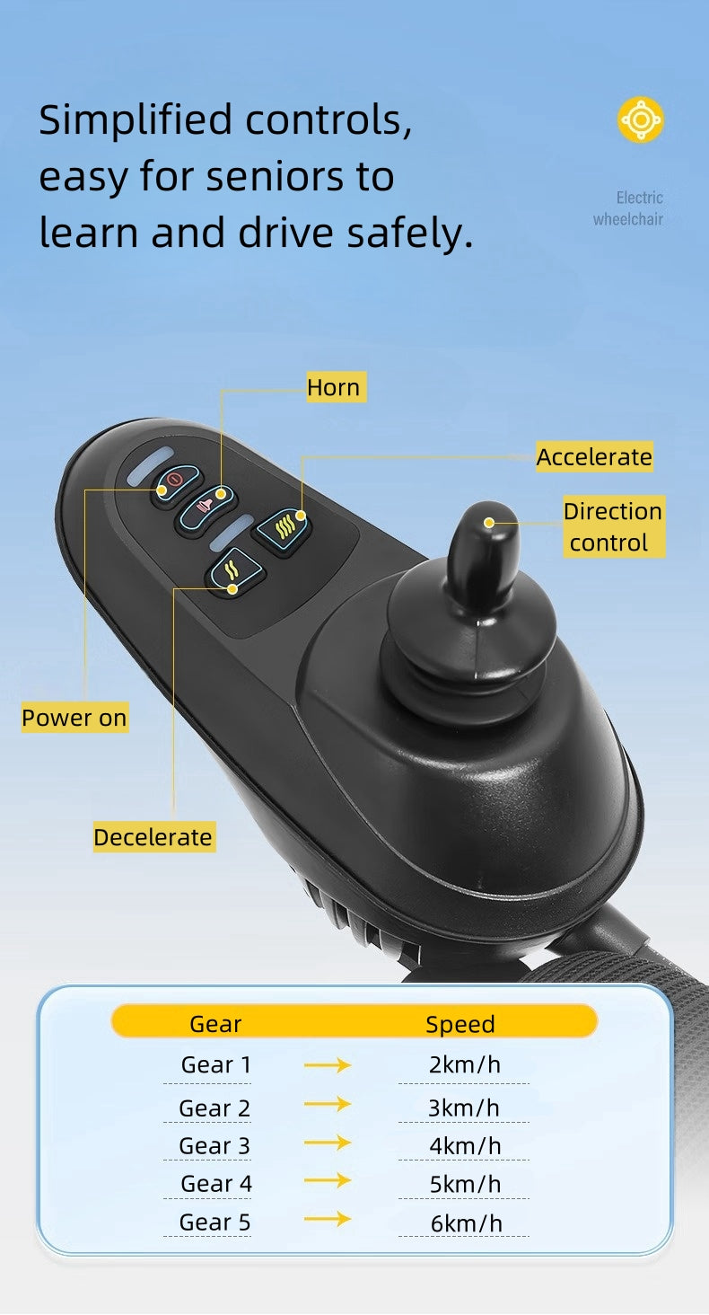 MNP30 300W 20Ah Stable Driving Electromagnetic Brake Electric Scooter for Disabled