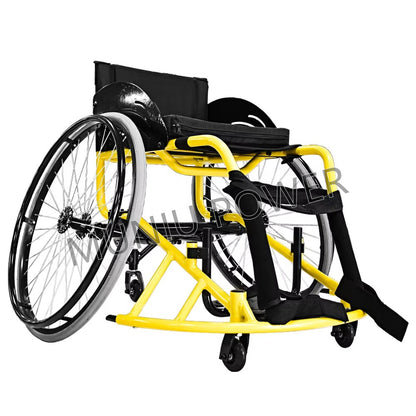 MN-777LQ Folding Lightweight Aluminum Sports Basketball Wheelchair Manual Leisure Wheelchair