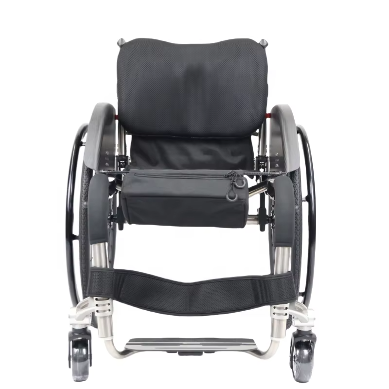 Customizable Titanium Alloy MN9883L Manual Active Wheelchair Foldable Active Sports Wheelchair Rehabilitation Therapy Supplies
