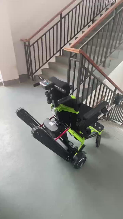 YHR-LD07 Separated Track Electric Stair Climber Chair Supplies Stair Folding Climbing Manual Wheelchair Robot for Disabled