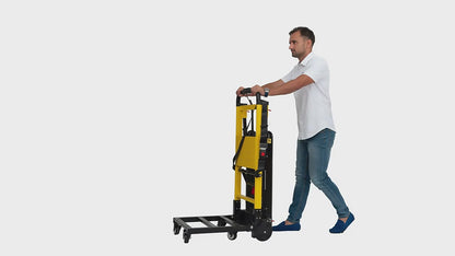 MN-11A Aluminum Alloy Electric Stair Climber Hand Trolley 24V Lithium Battery 160kg Capacity Up/Down Stairs Hospital
