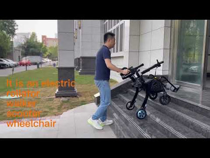 MN8865 Electric Folding Rollator Walker for The Elderly and Disabled