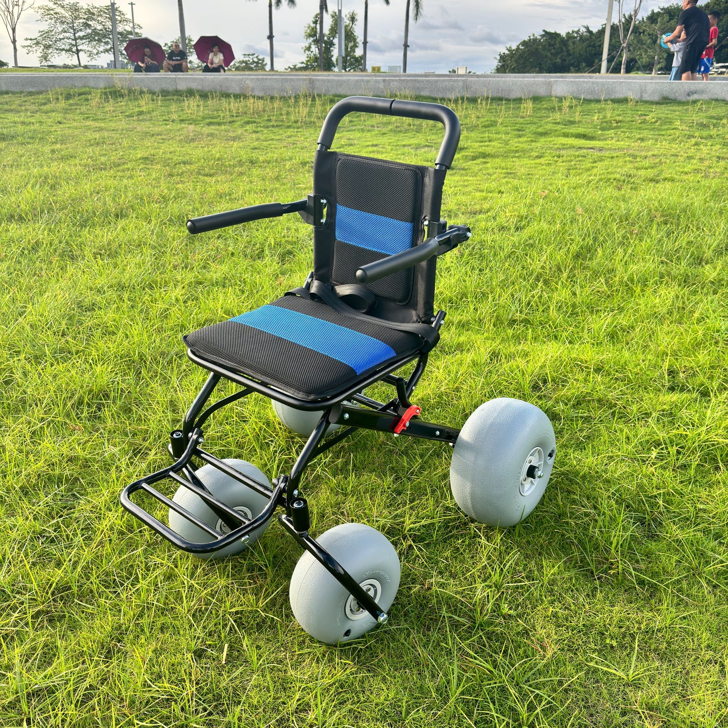 MN-ST-V3.0 Off Road Lightweight Foldable Beach Wheel chair All Terrain